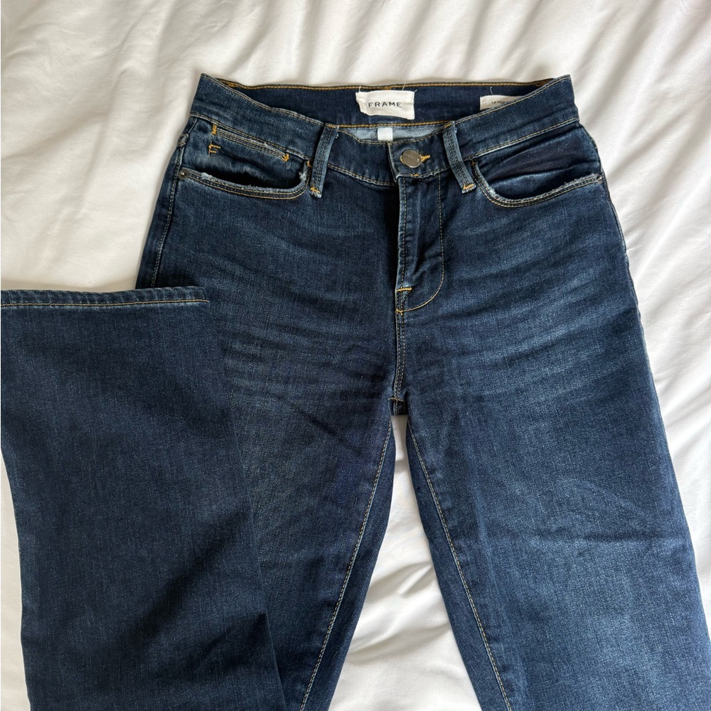 Frame Denim Women's Classic Indigo Straight Leg Jeans